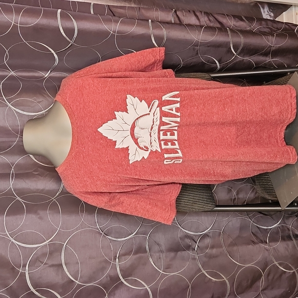 SLEEMAN T Shirt Large clothe beer pub brasserie - Picture 2 of 4